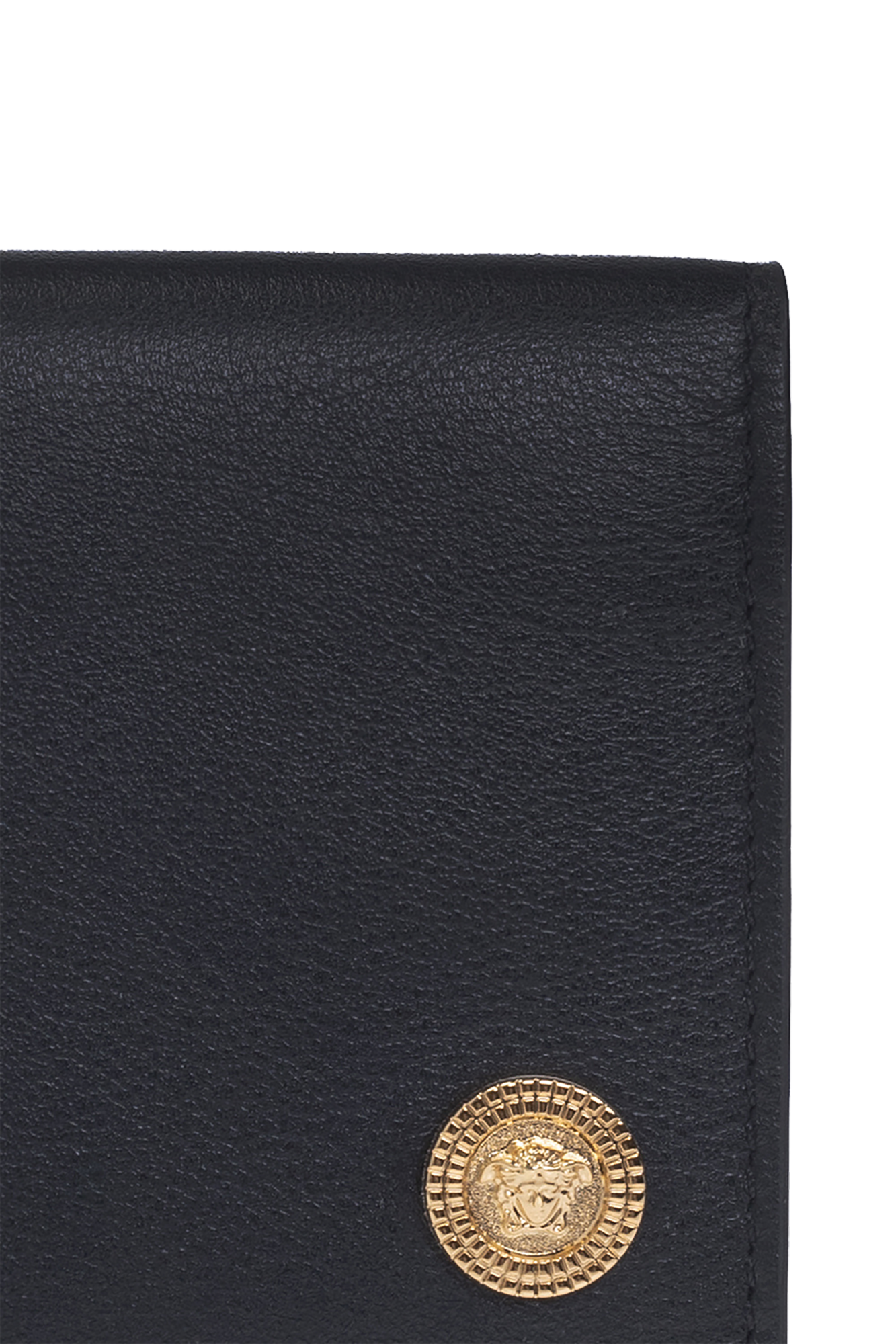 Black Leather wallet Versace - Vitkac Canada